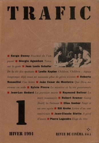 Emprunter Trafic N° 1, Hiver 1991 livre