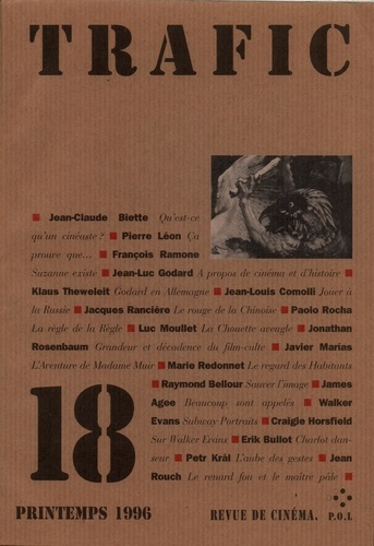 Emprunter Trafic N° 18 Printemps 1996 livre