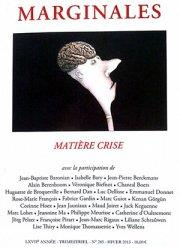 Emprunter MATIERE CRISE livre