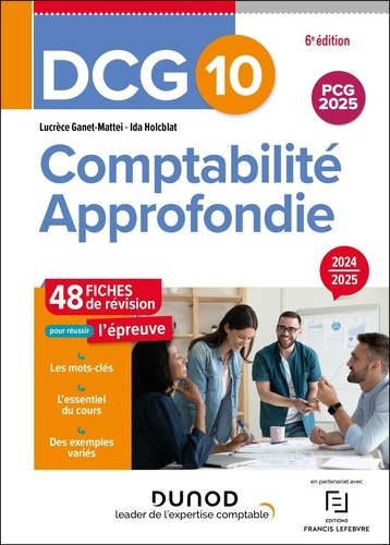 Emprunter Comptabilité approfondie DCG 10. 48 fiches de révision, Edition 2025 livre