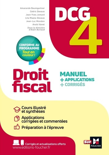 Emprunter Droit fiscal DCG 4. Manuel applications corrigés livre