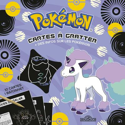 Emprunter Pokémon cartes à gratter des infos sur les Pokémon. Région de Galar. Avec 10 cartes et 1 bâtonnet livre