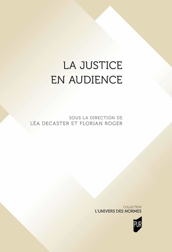 Emprunter La justice en audience livre