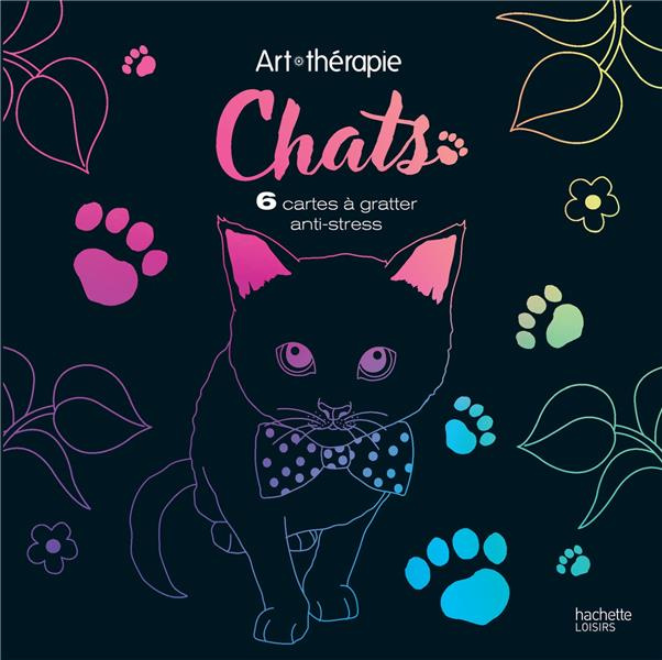 Emprunter Chats. 6 cartes à gratter anti-stress livre