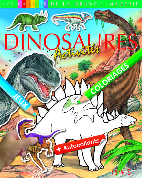 Emprunter Les Dinosaures. Activités autocollants livre