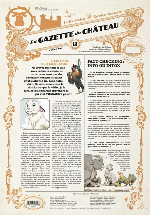 Emprunter Le Château des animaux : La gazette du Château N° 12 livre