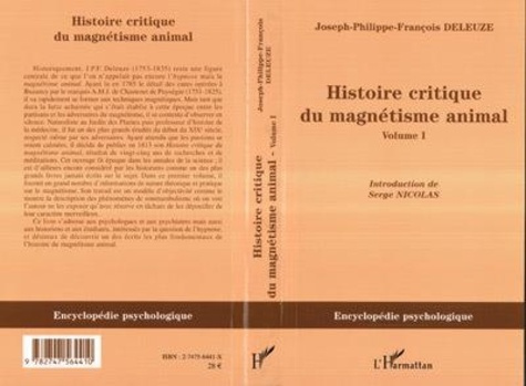 Emprunter Histoire critique du magnétisme animal. Tome 1 livre