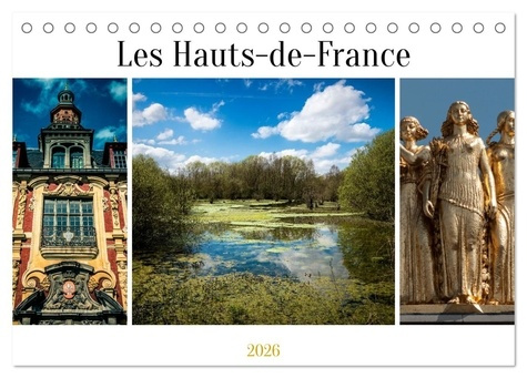 Emprunter Les Hauts-de-France (Calendrier de bureau 2026 DIN A5 vertical), CALVENDO calendrier mensuel. Le Nor livre