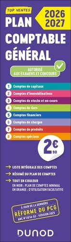 Emprunter Plan comptable général. Liste intégrale des comptes, Edition 2026-2027 livre