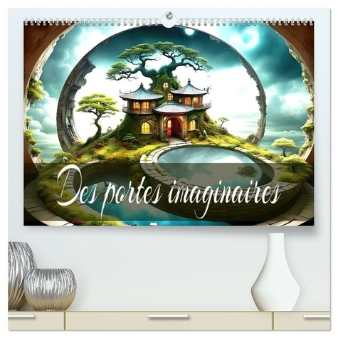 Emprunter Des Portes imaginaires (Calendrier mural 2026 DIN A2 vertical) calendrier de bureau. Un voyage annu livre