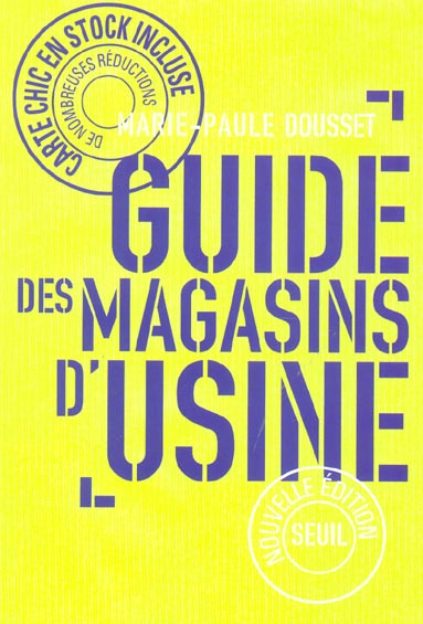 Emprunter Le guide des magasins d'usine livre