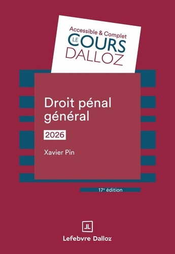 Emprunter Droit pénal général. Edition 2026 livre