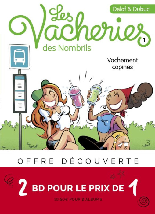 Emprunter Les vacheries des Nombrils : Pack découverte en 2 volumes. Tome 1, Vachement copines ; Tome 2, Une f livre