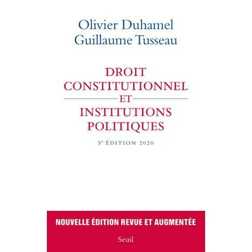 Emprunter Droit constitutionnel et institutions politiques. 5e édition revue et augmentée livre