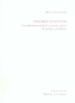 Emprunter Théories tentatives. Considérations relatives à certains aspects de quelques problèmes livre