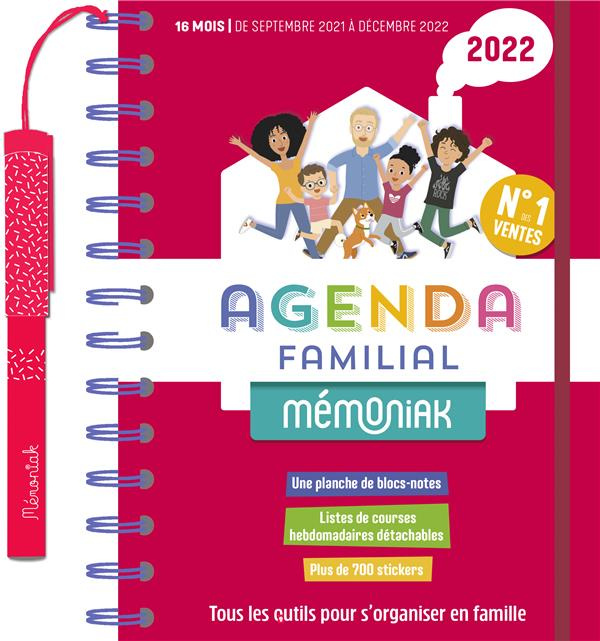 Emprunter Agenda familial Mémoniak. Tous les outils pour s'organiser en famille. Avec 1 stylo , 700 autocollan livre