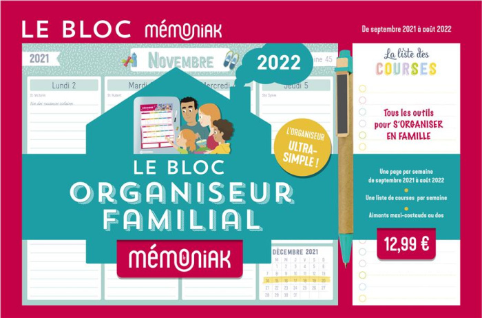 Emprunter Le bloc organiseur familial. Edition 2022 livre