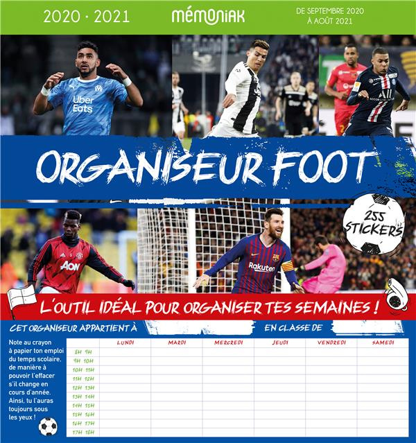 Emprunter Organiseur Foot. Avec 255 stickers, Edition 2020-2021 livre