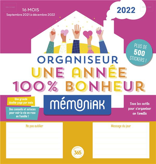 Emprunter Organiseur une année 100 % bonheur. Edition 2021-2022 livre
