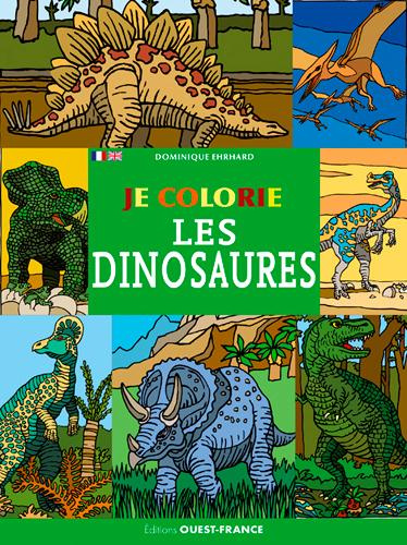 Emprunter Je colorie les dinosaures. Edition bilingue français-anglais livre