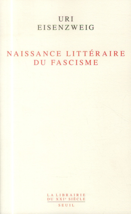 Emprunter Naissance littéraire du fascisme livre