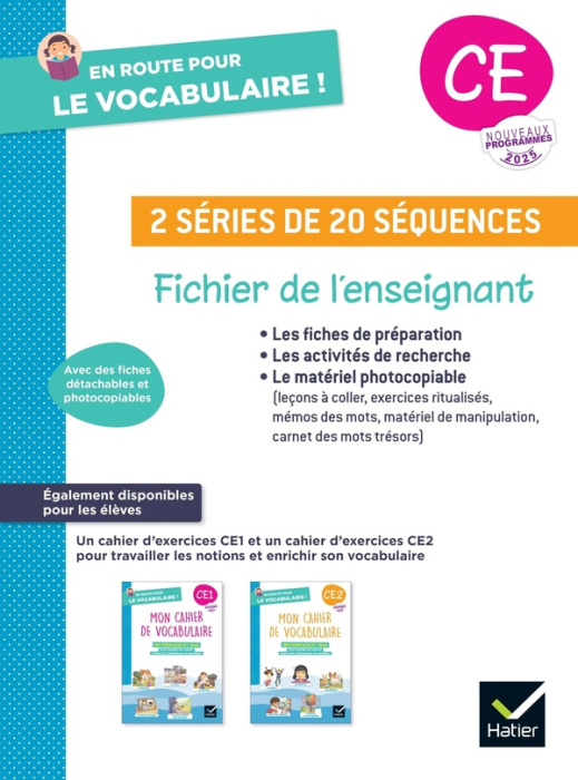 Emprunter 2 séries de 20 séquences CE. Fichier de l'enseignant, Edition 2025 livre