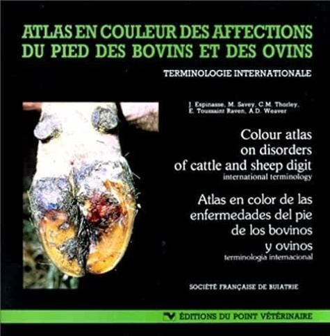 Emprunter Atlas en couleur des affections du pied des bovins et des ovins terminologie internationale. 0000 livre