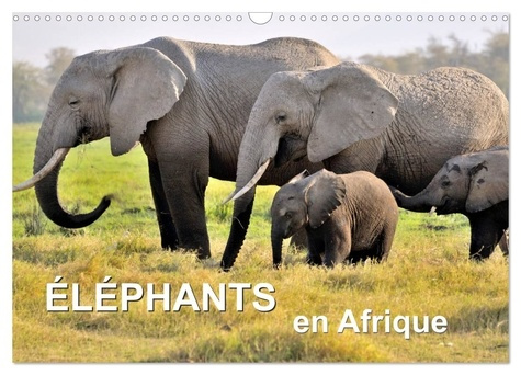 Emprunter Éléphants en Afrique (Calendrier mural 2026 DIN A3 vertical), CALVENDO calendrier mensuel. Les éléph livre