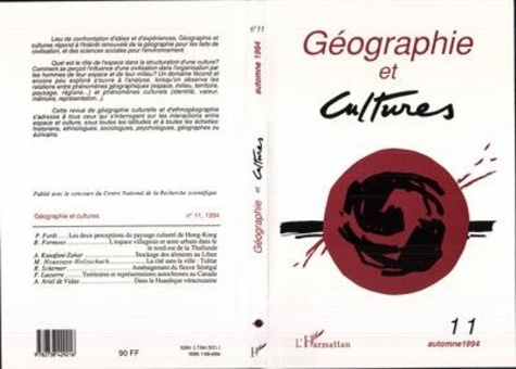 Emprunter Géographie et Cultures N° 11, Automne 1994 livre