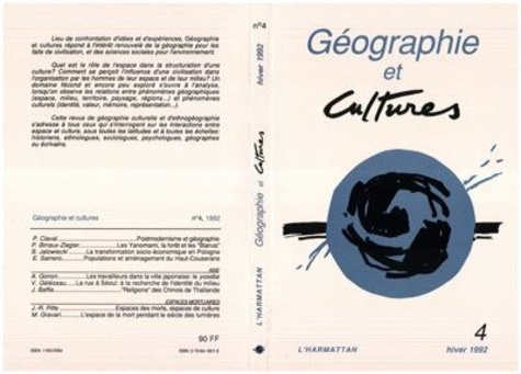 Emprunter Géographie et Cultures N° 4, hiver 1992 livre