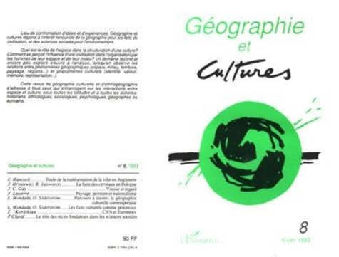 Emprunter Géographie et Cultures N° 8, hiver 1993 livre