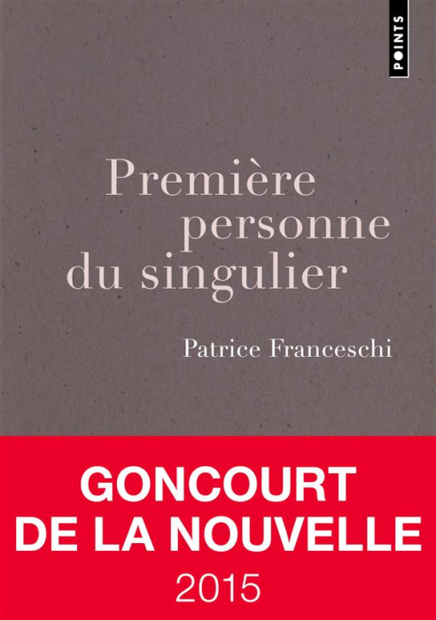 Emprunter Première personne du singulier livre