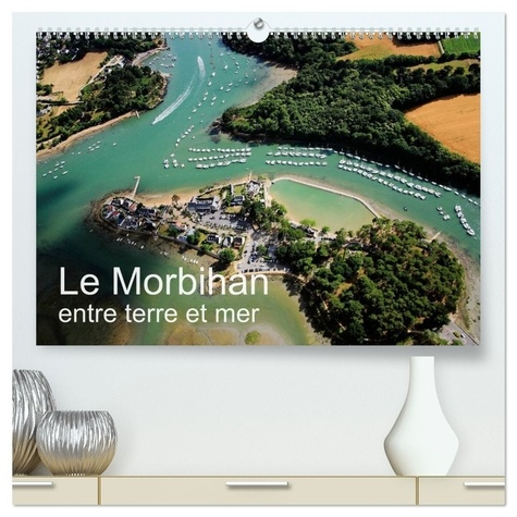 Emprunter Le Morbihan entre terre et mer (Calendrier mural 2026 DIN A2 vertical) calendrier de bureau. Vue aé livre