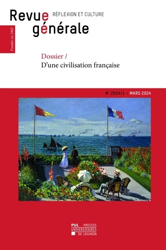 Emprunter Revue generale 2024 n 1 mars 2024 : dossier / d'une civilisation francaise livre