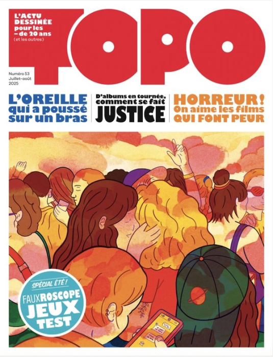 Emprunter Topo N° 53, juillet-août 2025 : L'oreille qui a poussé sur un bras ; D'albums en tournée, comment se livre