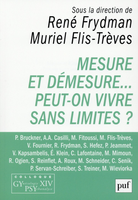 Emprunter Mesure et démesure... Peut-on vivre sans limites ? livre