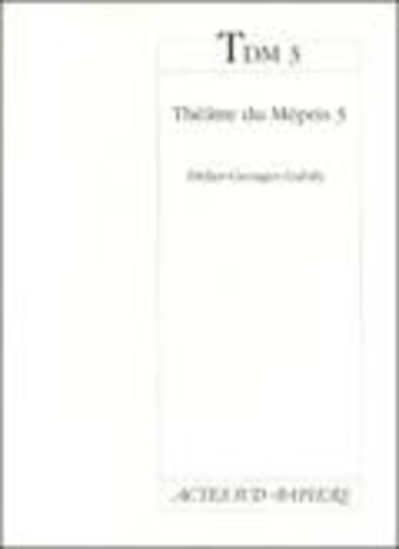 Emprunter Théâtre du mépris 3. [Wuppertal, Schauspielhaus, 22 octobre 1996 livre