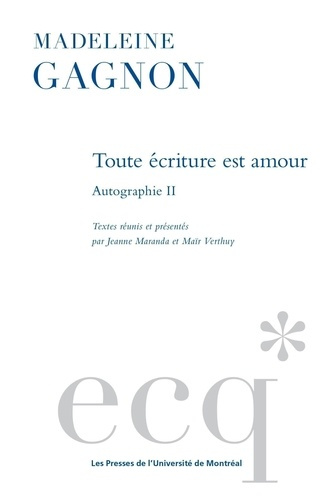 Emprunter Toute écriture est amour. Autographie II livre