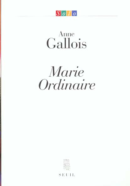 Emprunter Marie Ordinaire livre