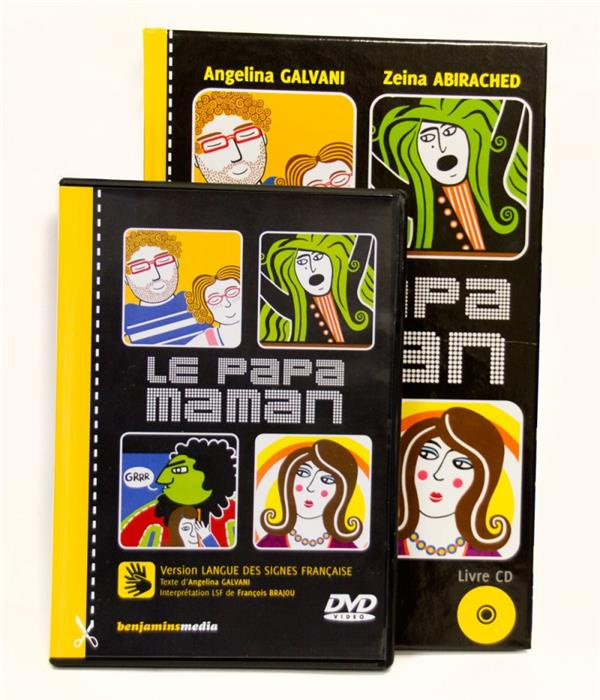 Emprunter Le papa-maman. Version langue des signes française, avec 1 DVD 1 CD AUDIO livre
