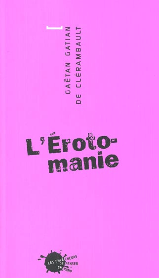 Emprunter L'érotomanie livre