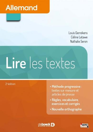Emprunter Lire les textes. Allemand A1-B2, 2e édition revue et augmentée livre