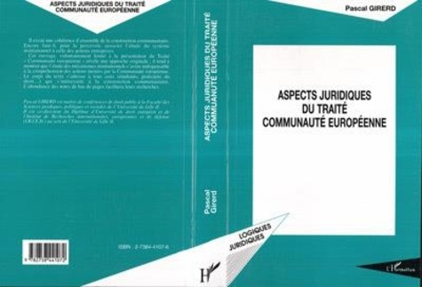 Emprunter Aspects juridiques du Traité Communauté européenne livre