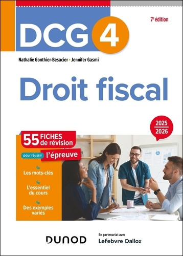 Emprunter Droit fiscal DCG 4. Fiches de révision, Edition 2025-2026 livre