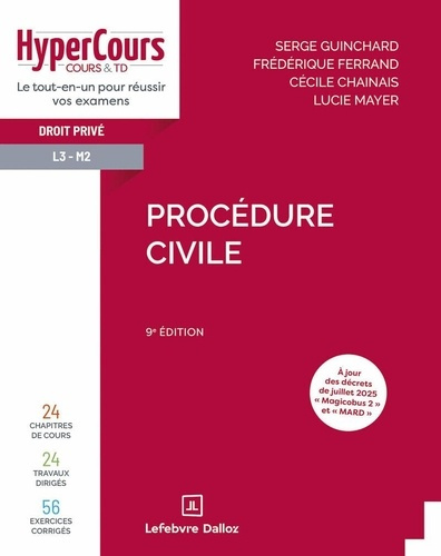 Emprunter Procédure civile. 9e édition livre