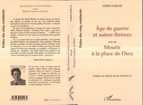 Emprunter Age de guerre et autres thrènes suivi de Mourir à la place de Dieu livre