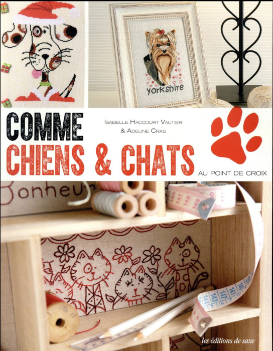 Emprunter Comme chiens et chats au point de croix livre
