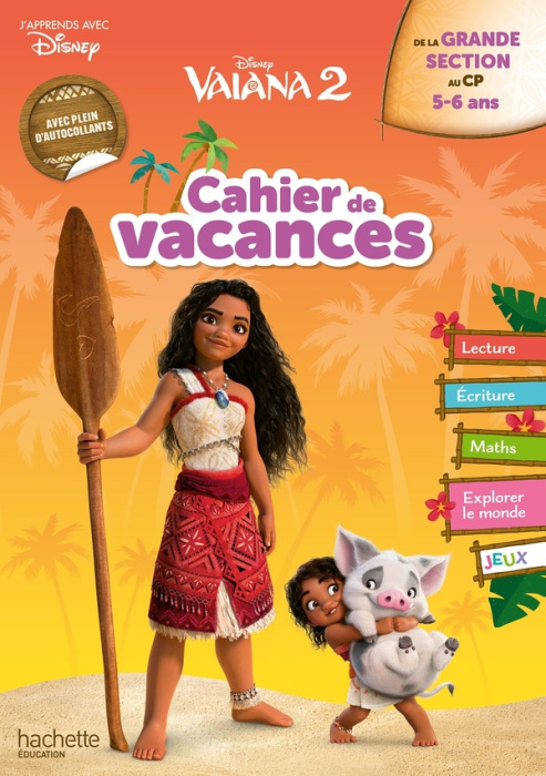 Emprunter Cahier de vacances Vaiana 2. De la Grande Section au CP, Edition 2025 livre