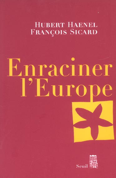 Emprunter Enraciner l'Europe livre