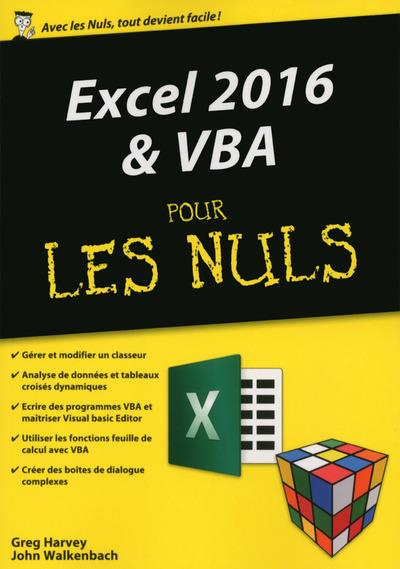Emprunter Excel 2016 & VBA pour les nuls livre